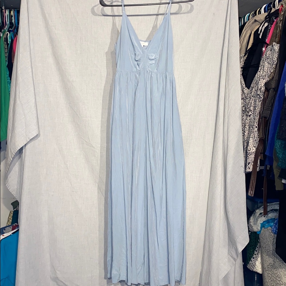 Elegant Light Blue Jumpsuit